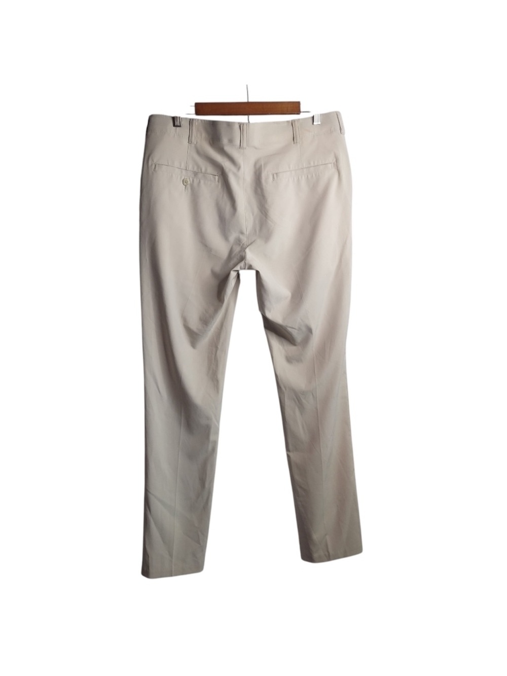 Ben Hogan Performance Golf Pants 34x32 NWT Beige Khaki Stretch Flat Front